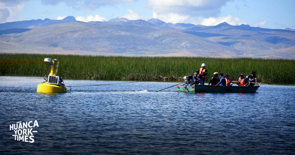 Instalan estación flotante en el lago Chinchaycocha para monitorear la