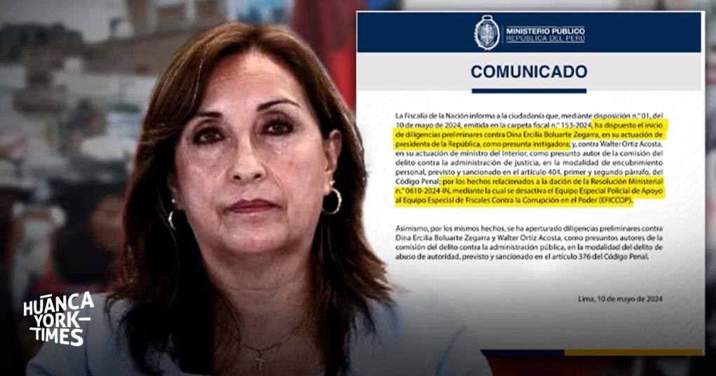 Fiscalía Inicia Investigación Contra Dina Boluarte Por Desactivar