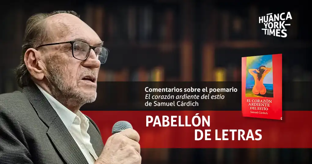 Samuel Cárdich, escritor huanuqueño y autor de Corazón ardiente del estío