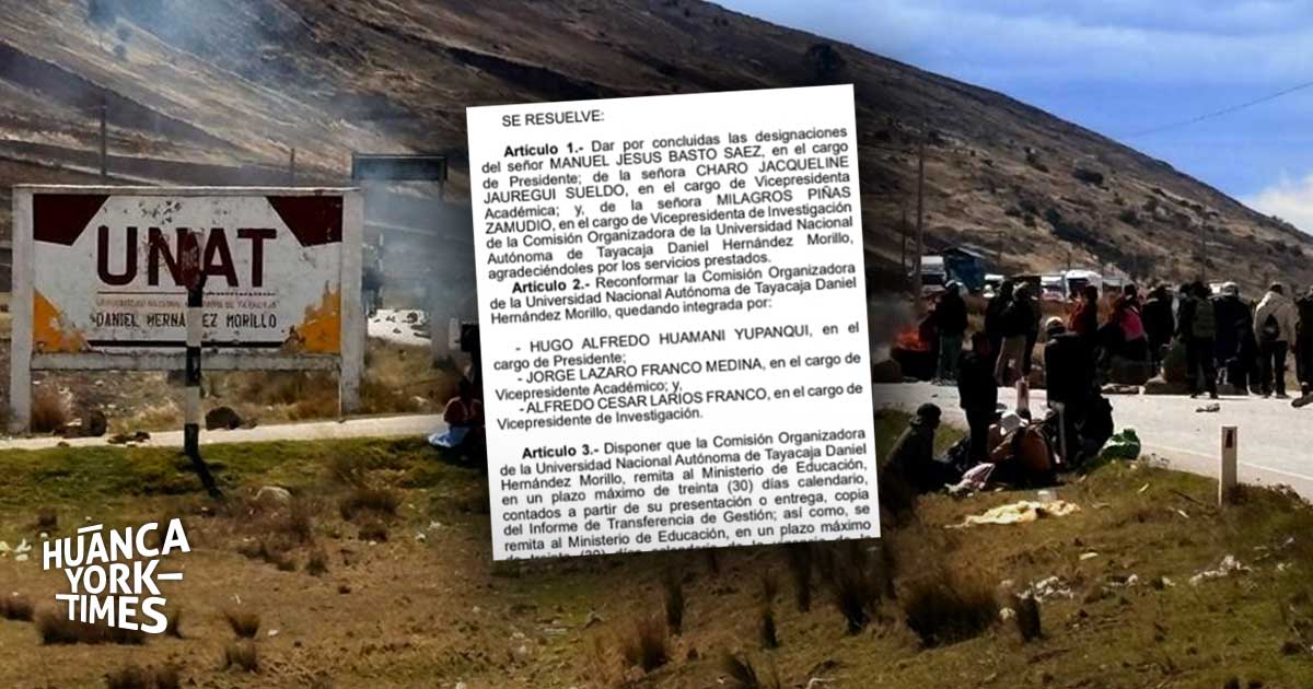 Pese a nueva Comisión Organizadora, estudiantes de la UNAT se mentienen en paro