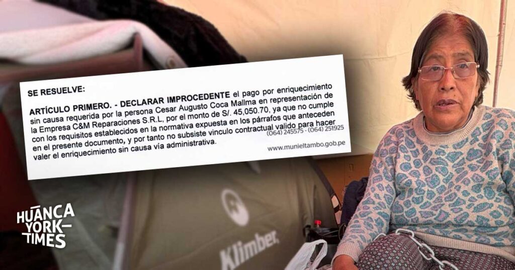 Rafaela Mallma sufrió una crisis al enterarase de la decisión administrativa, pero asegura que se mantendrá en huelga