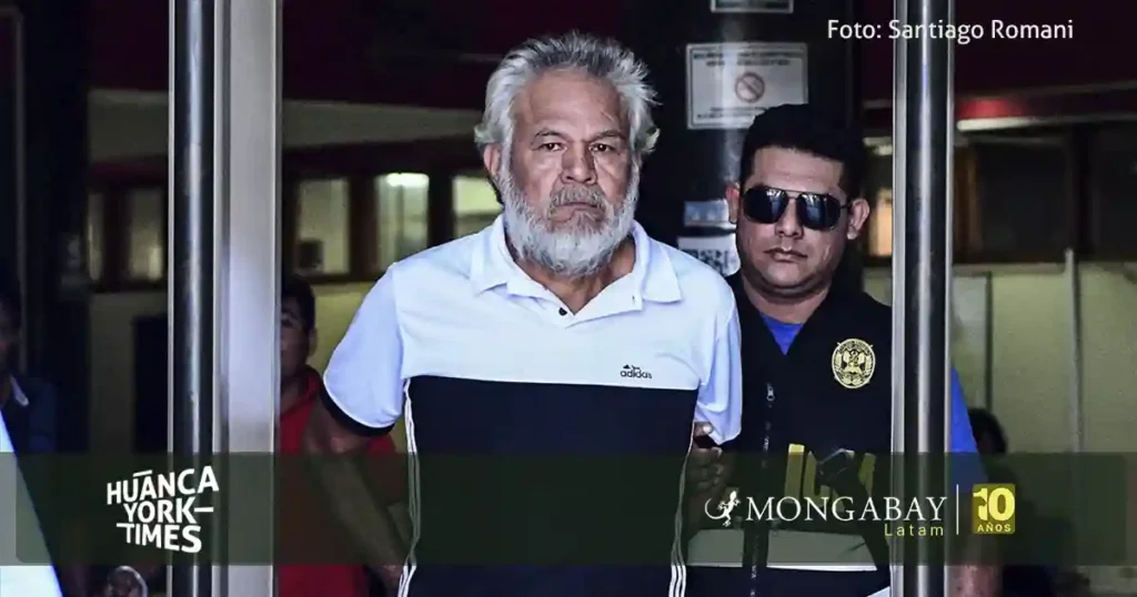 El empresario José Carlos Estrada Huayta detenido por la Policía Nacional de Perú. Foto: cortesía Santiago Romaní