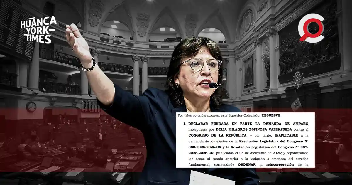 delia espinoza - Jueces constitucionales envían al tacho primera inhabilitación del Congreso - congrezoo hytimes
