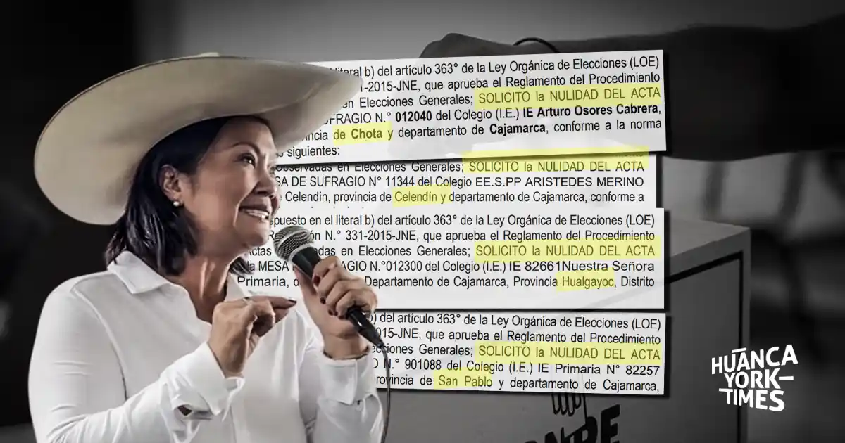 Keiko Fujimori cajamarca chota celendín