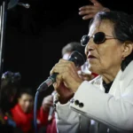 Noemí Huarcaya en concierto en Huancayo, 29 de agosto de 2026. Foto: Jesús Meza
